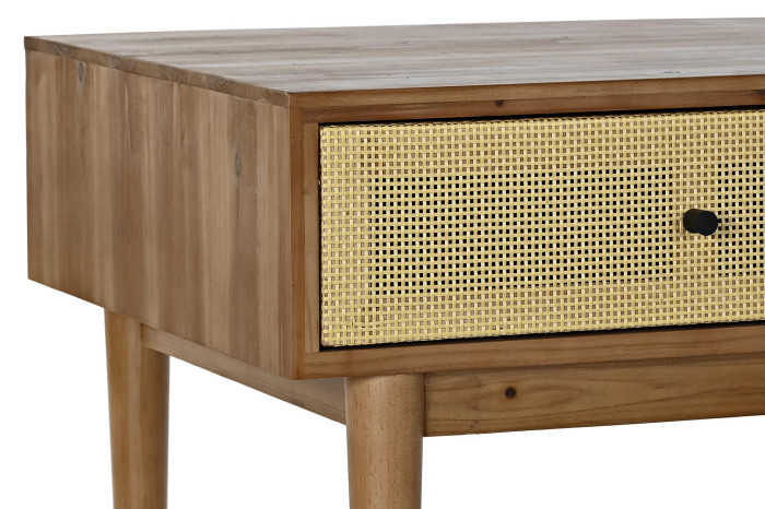MESA CENTRO ABETO RATAN 106X55X46 MARRON - Imagen 1