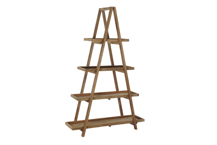 ESTANTERIA MADERA RECICLADA 120X43X183 NATURAL - Imagen 1