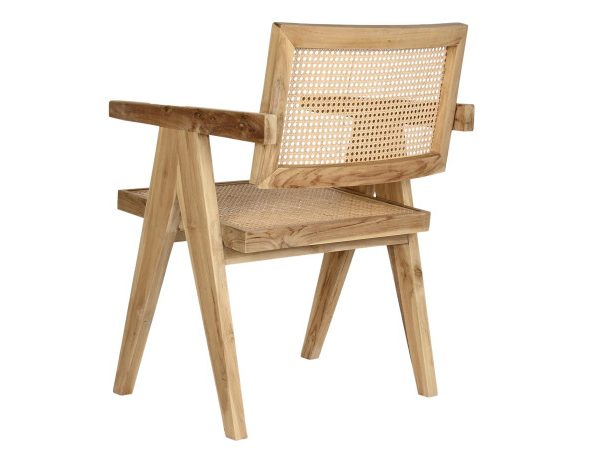 SILLA TECA RATAN 58X56X82 NATURAL