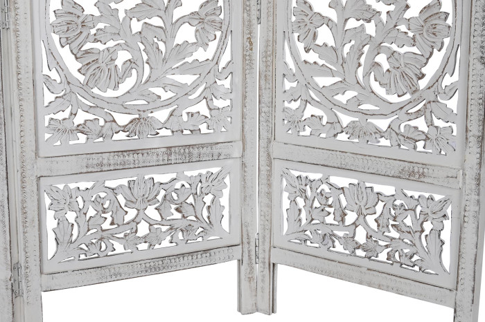 BIOMBO MANGO MDF 150X2X180 DECAPE BLANCO - Imagen 1