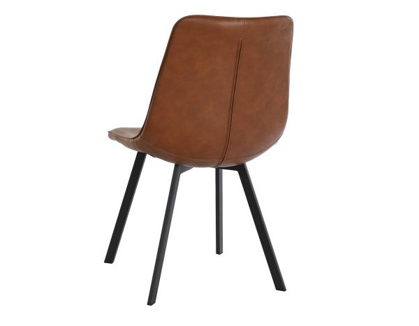 SILLA METAL PU 48X52X85 CAMEL