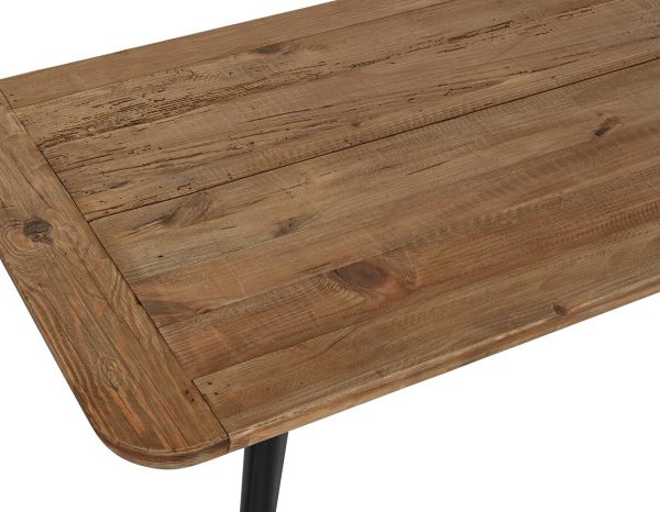 MESA CENTRO MADERA RECICLADA PINO 135X70X41