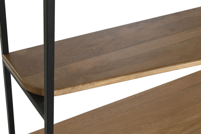 ESTANTERIA MANGO METAL 150X40X181 NEGRO - Imagen 1