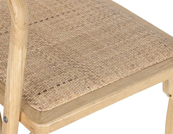 SILLA OLMO RATAN 53X54X80 NATURAL