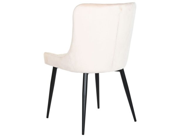 SILLA POLIESTER METAL 56X51X84 ROMBO BEIGE