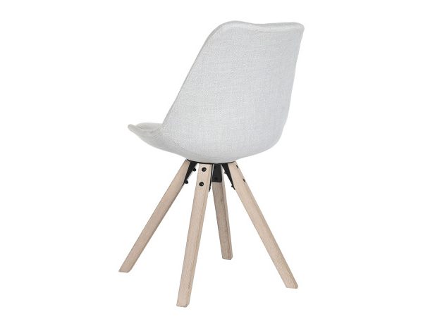 SILLA ROBLE POLIESTER 48X55X84 GRIS CLARO