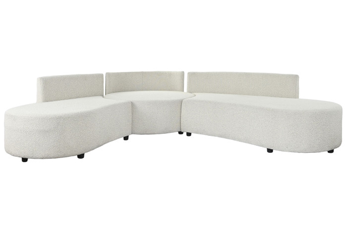 SOFA POLIESTER MADERA 250X241X66 MODULAR - Imagen 1