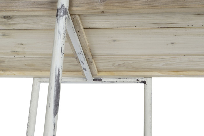 ESTANTERIA ABETO METAL 190X40X200 38,30 RUSTICO - Imagen 1
