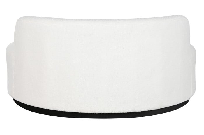 SOFA POLIESTER 150X150X69 BORREGUITO BLANCO - Imagen 1
