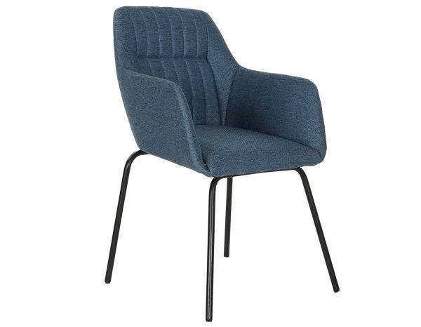 SILLA POLIESTER METAL 55X56X83 AZUL