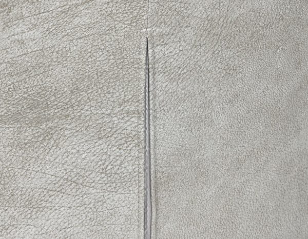 SILLA PU METAL 62X62X84 GRIS OSCURO