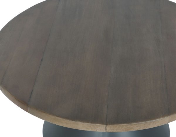 MESA CENTRO METAL MDF 80X80X40 NEGRO