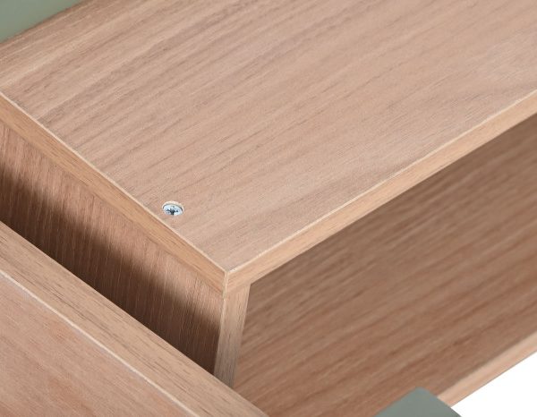 MESA CENTRO MDF PU 120X60X40 VERDE