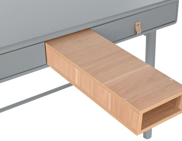 ESCRITORIO MDF PU 120X60X75 GRIS