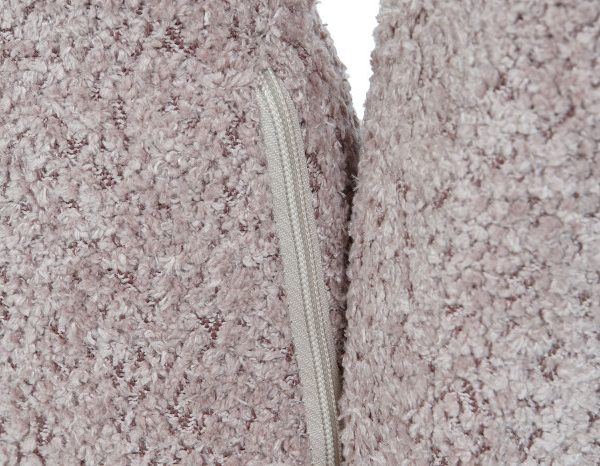 SILLA POLIESTER METAL 60X62X88 BOUCLE ROSA