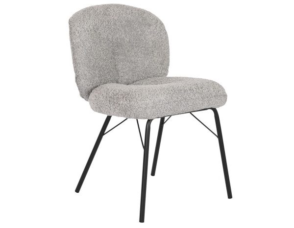 SILLA POLIESTER METAL 52X60X78 GRIS