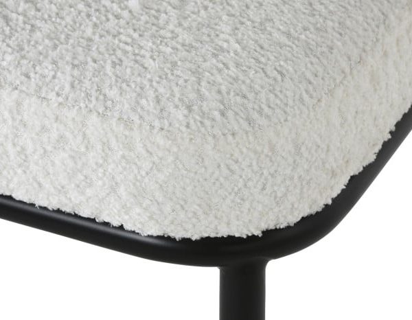 SILLA METAL POLIESTER 51,5X52,5X73 BLANCO