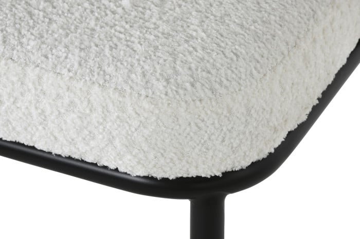 SILLA METAL POLIESTER 51,5X52,5X73 BLANCO - Imagen 1