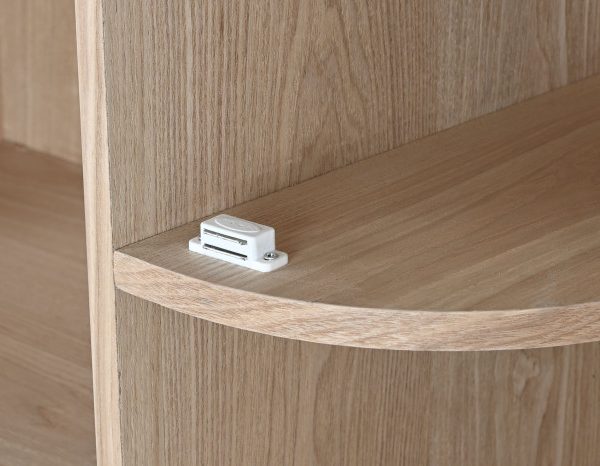 ESTANTERIA ABETO RATAN 88X36X180 NATURAL