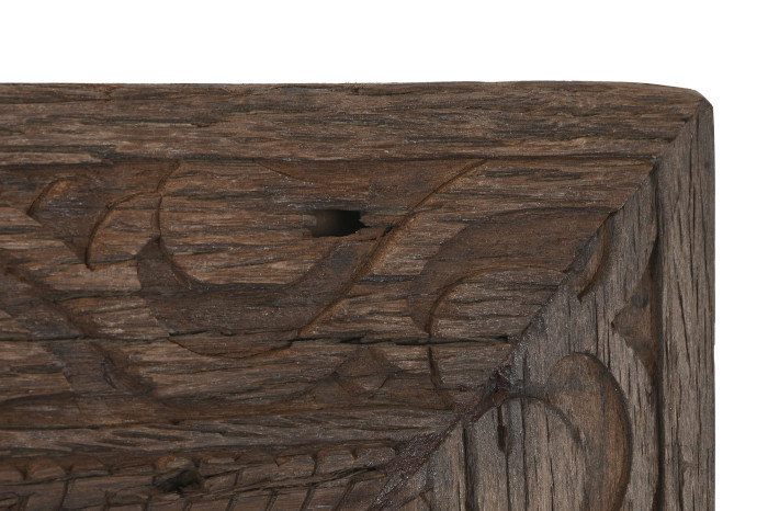 ESPEJO MADERA RECICLADA 97X5X160 MARRON - Imagen 1