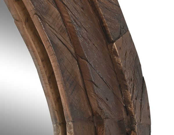 ESPEJO MADERA RECICLADA 85X4X207 MARRON