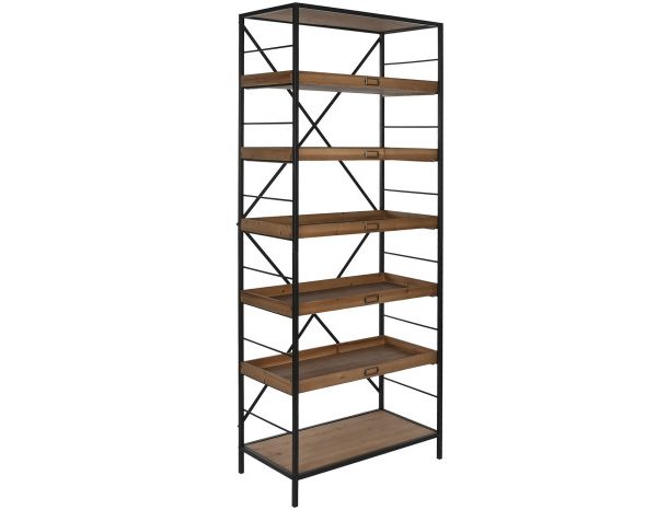ESTANTERIA ABETO METAL 80X41,5X199