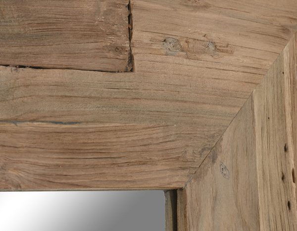 ESPEJO VESTIDOR TECA RECICLADA 100X7X180 NATURAL