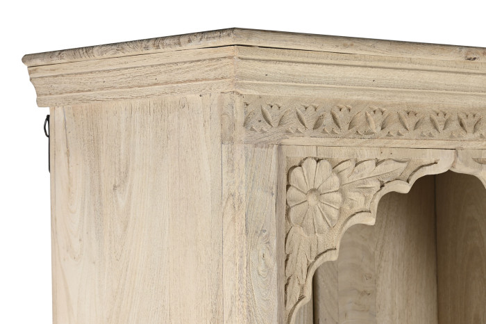 ESTANTERIA MADERA 204X38X196 TALLADA A MANO - Imagen 1