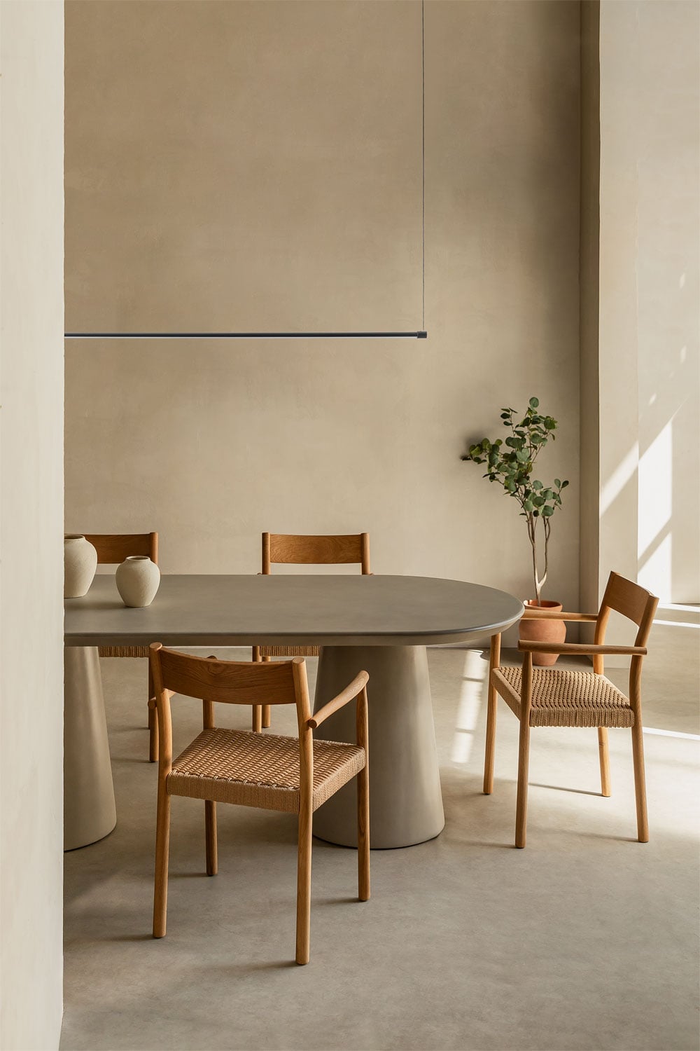 Lámpara de Techo Lineal LED en Metal (122 cm) Bergene - Imagen 1