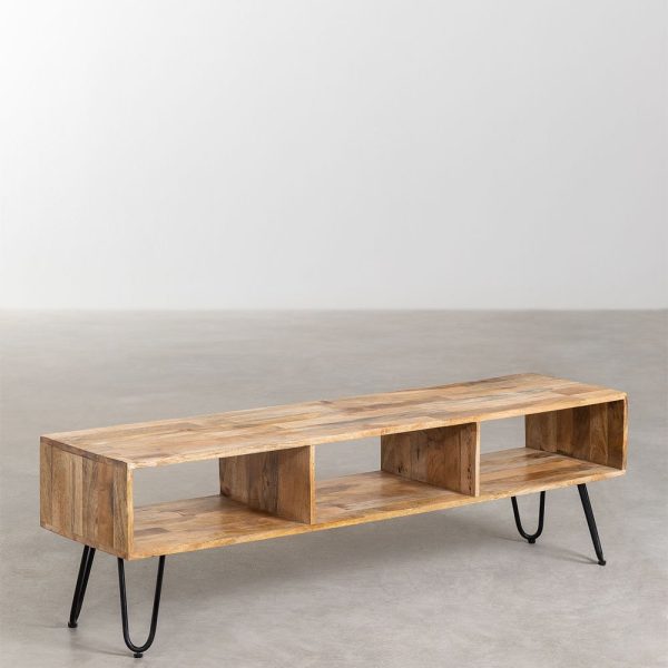 Mueble TV en madera de mango Dugan.