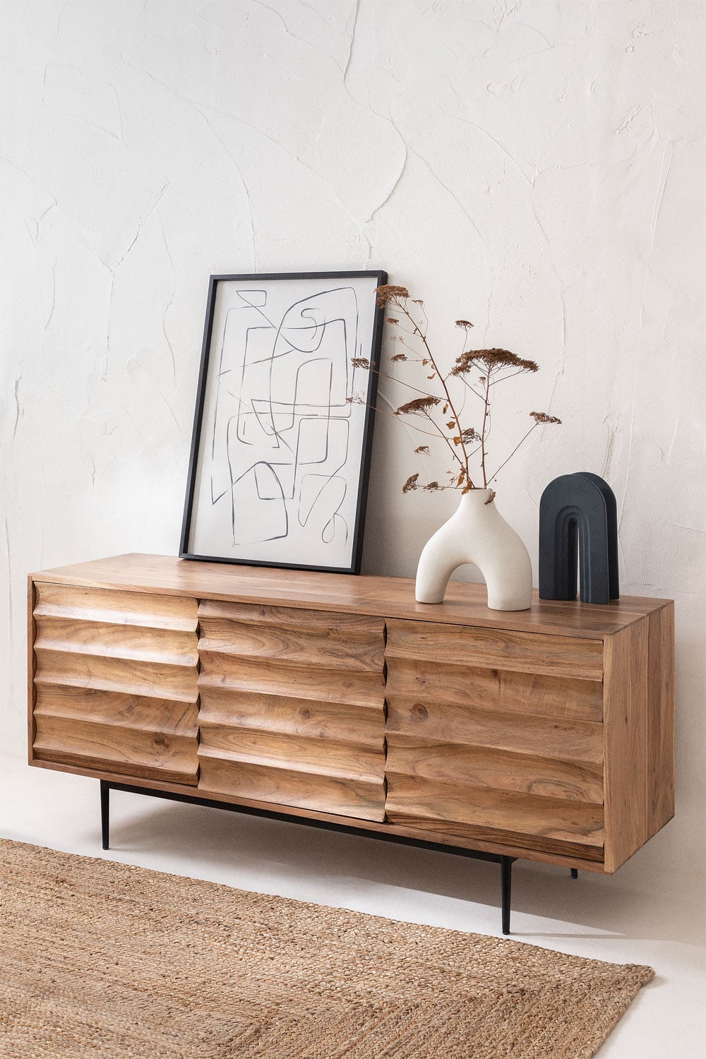 Mueble TV en Madera de Acacia Petter - Imagen 1