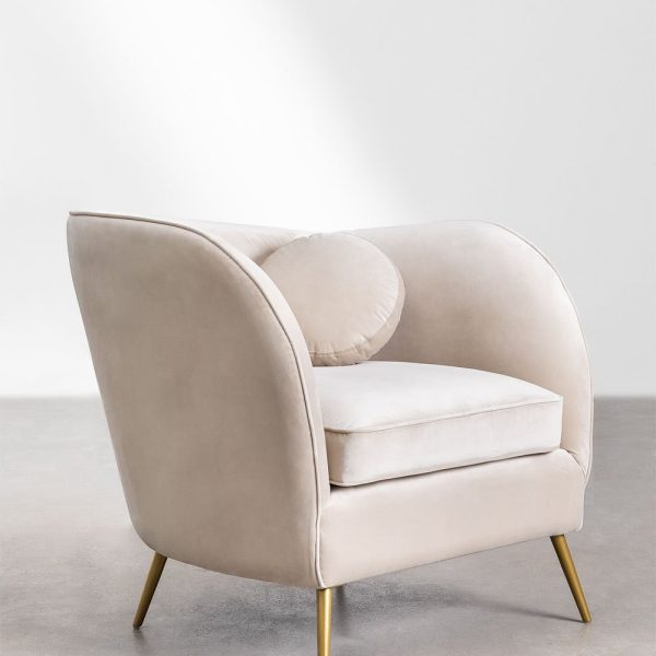 Sillón en Terciopelo Clovys