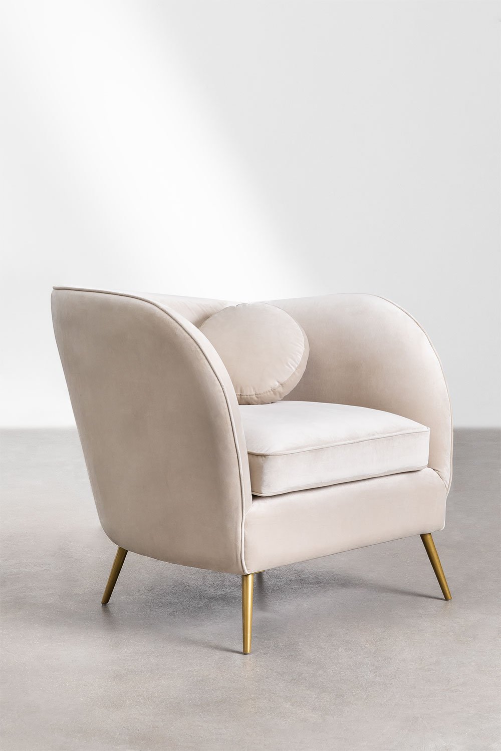 Sillón en Terciopelo Clovys - Imagen 1