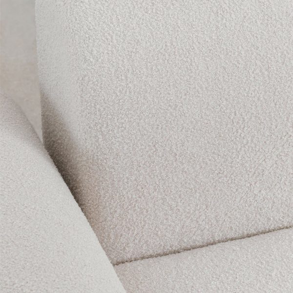 Sofá modular de 2 piezas en borreguito Borjan